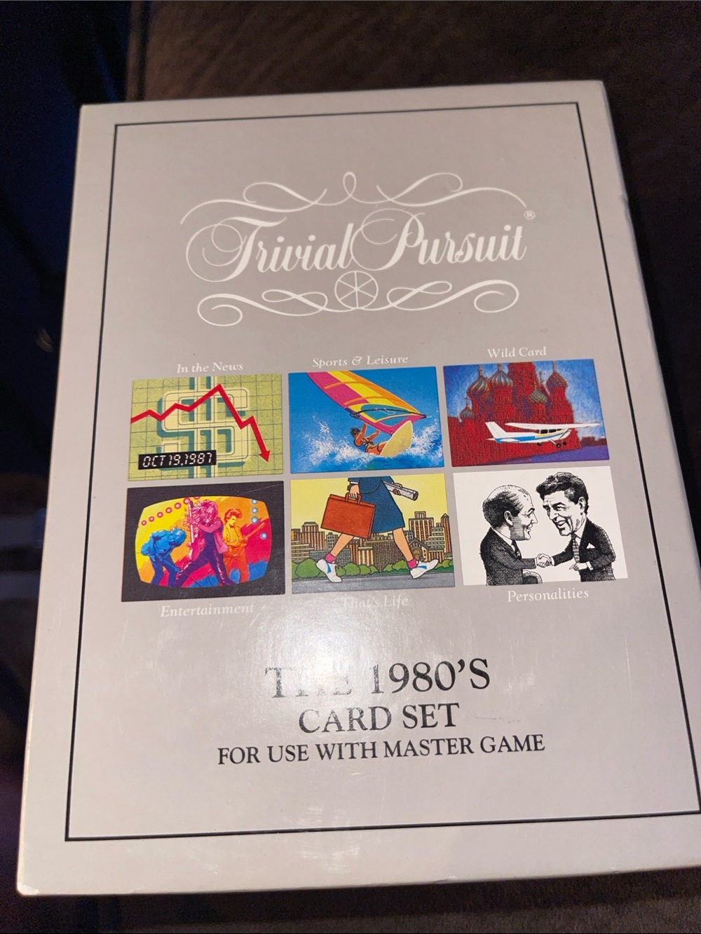 Trivial pursuit The 1980's Card Set - White